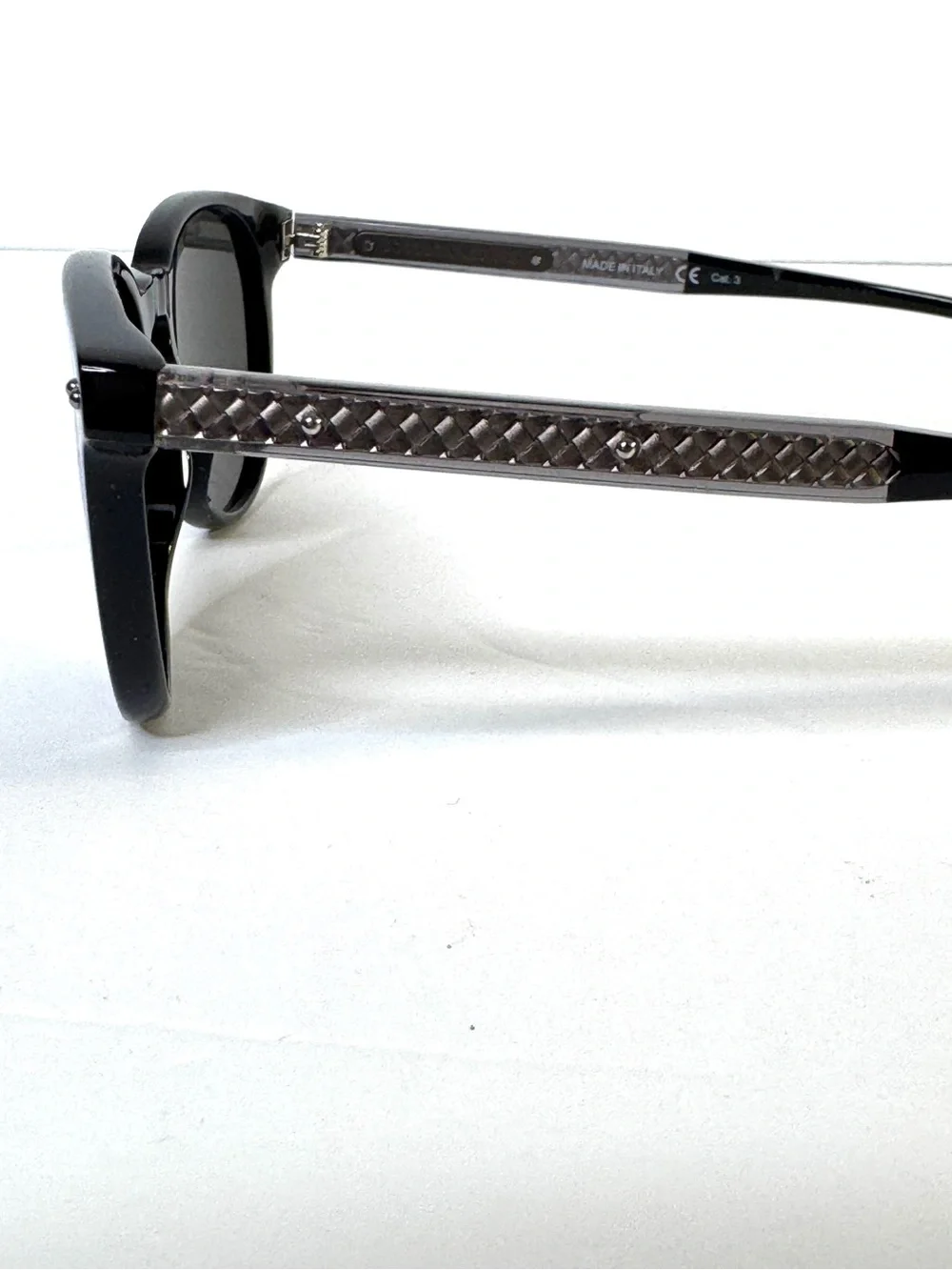 NEW BOTTEGA VENETA BV0128SA Black Sunglasses Made In Italy Rare